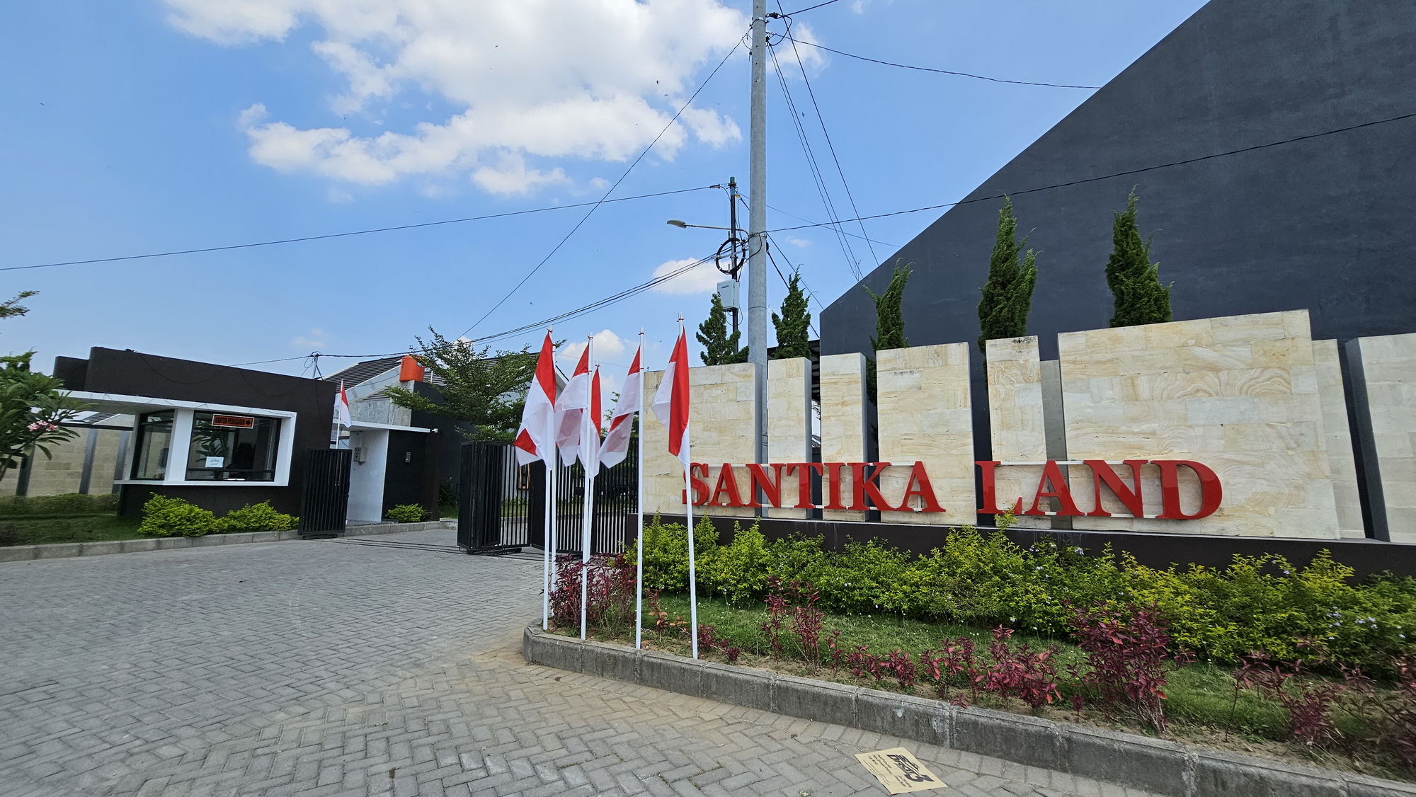 perumahan solo baru santika land dari pt karunia mulya ciptasarana